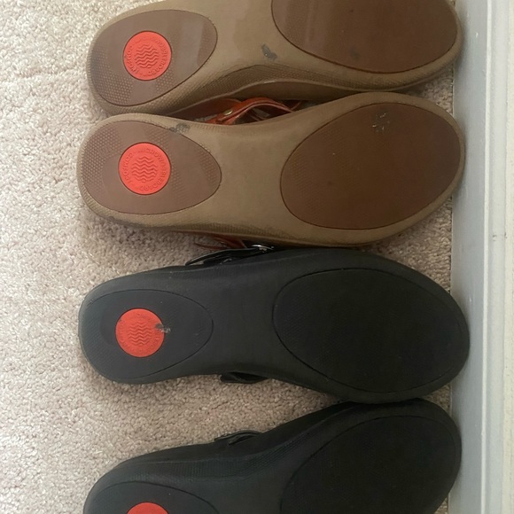 Set of Used FitFlops (bland and brown leather) - Picture 4 of 5